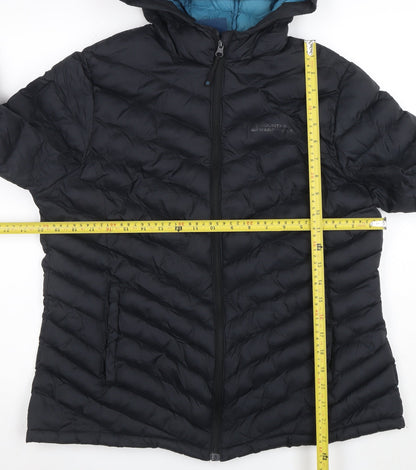 Mountain Warehouse Women's Black Size 14 Hooded Puffer Jacket