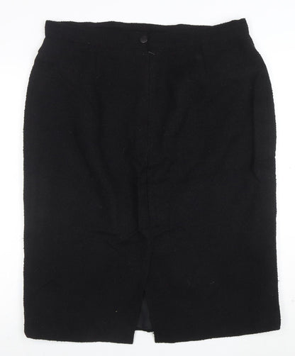 Ann Harvey Women Black Wool Blend Chino Shorts Size 20