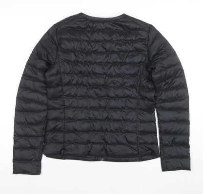 Uniqlo Women Black Lightweight Down Puffer Jacket Size S