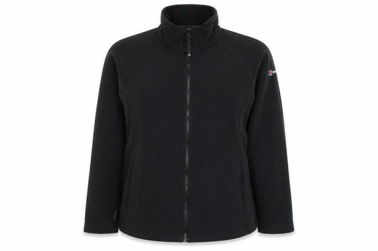 Berghaus Women's Black Fleece Full Zip Outdoor Jacket Size L