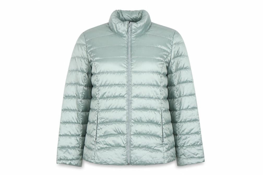 MONA Women's Green Size 12 Lightweight Puffer Jacket