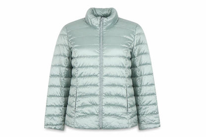 MONA Women's Green Size 12 Lightweight Puffer Jacket