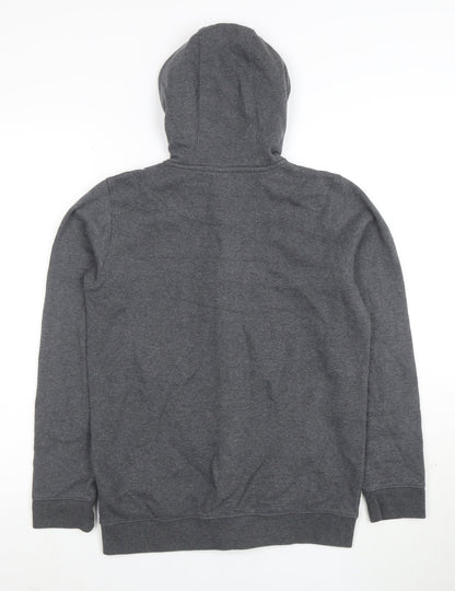 Russell Athletic Boys Grey Full Zip Hoodie Size 12-13 Years Cotton Blend