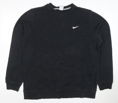 Nike Men’s Black XL Pullover Sweatshirt Crew Neck Fleece