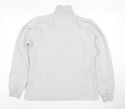 Sport-Tek Womens Grey 1/4 Zip Pullover Sweatshirt Size S