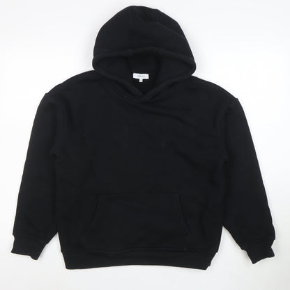 ARNE Womens Black XS Pullover Hoodie Cotton Blend Casual