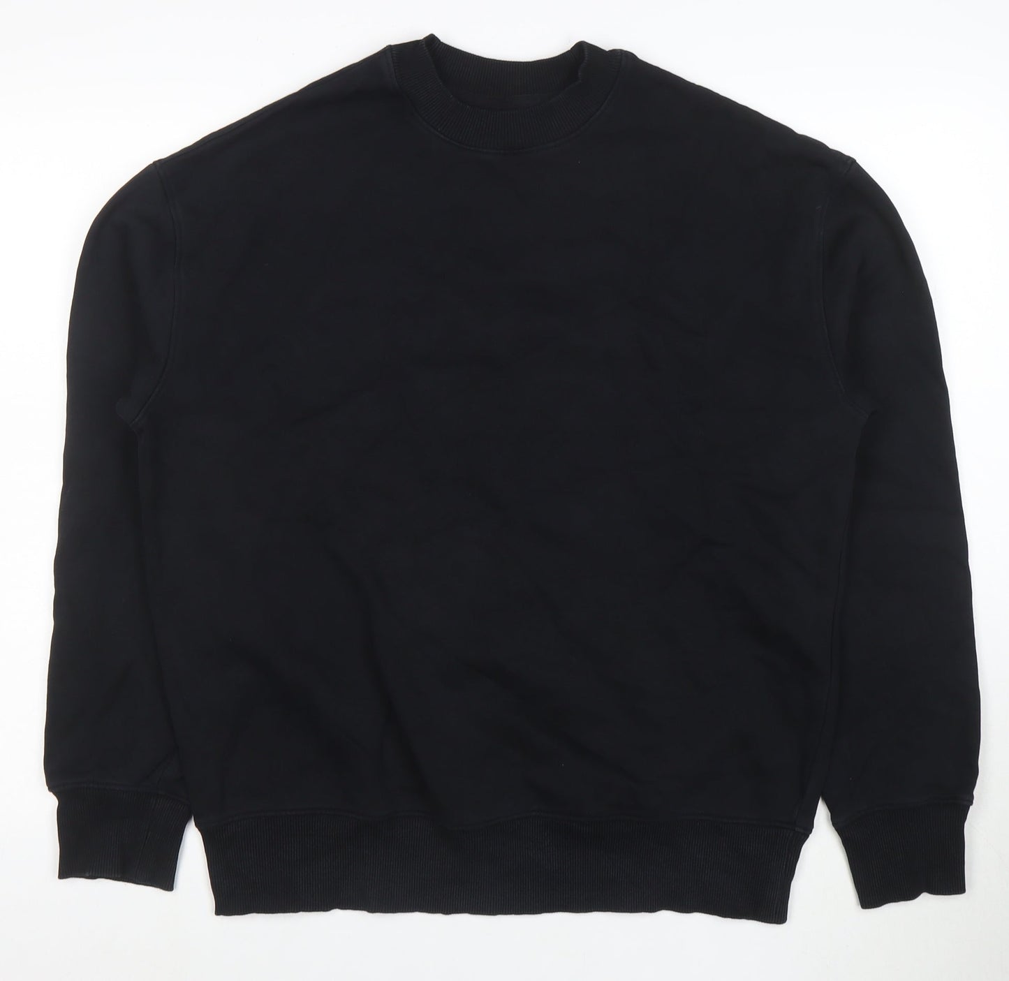 Marks and Spencer Men's Black Oversized Fit Sweatshirt Size S