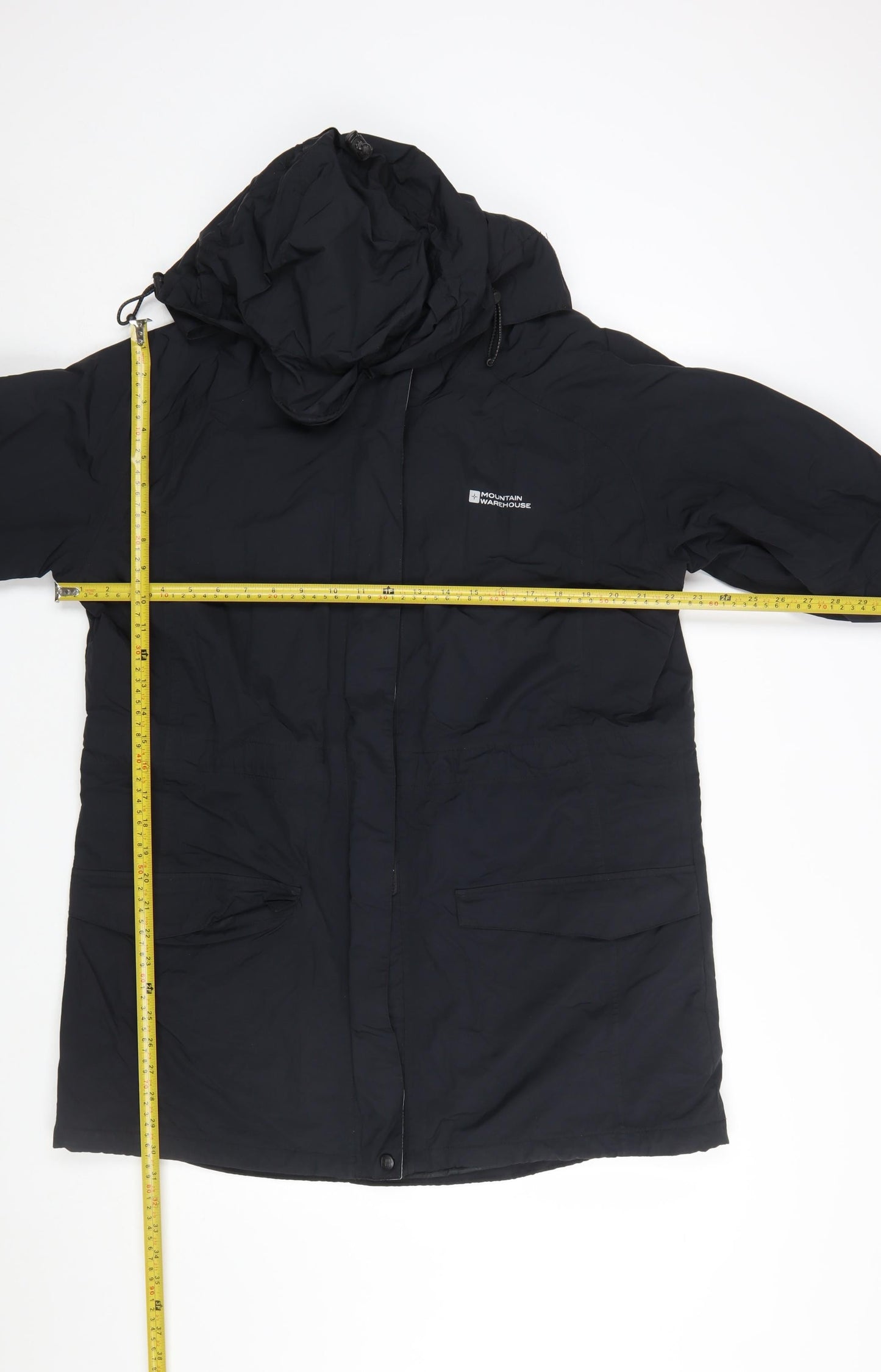 Mountain Warehouse Womens Black Size 18 Waterproof Long Parka Jacket