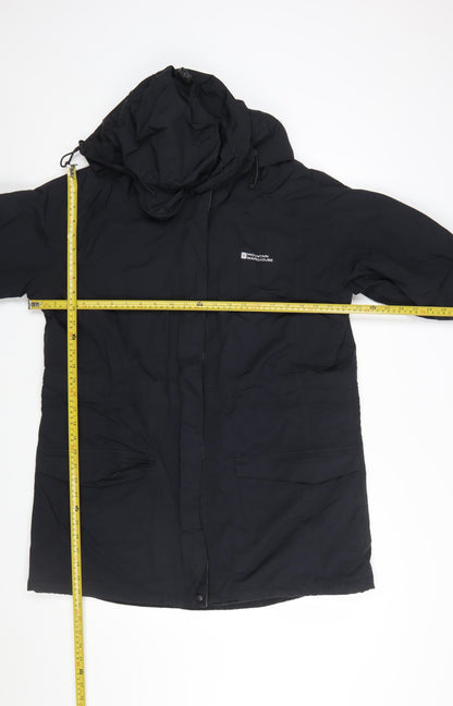 Mountain Warehouse Womens Black Size 18 Waterproof Long Parka Jacket
