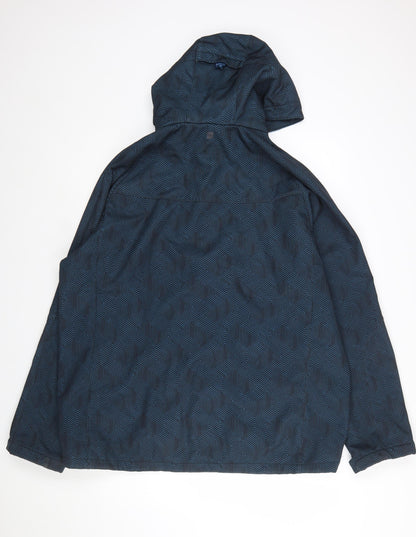 Mountain Warehouse Men's Blue 2XL Softshell Hooded Jacket
