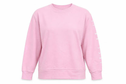 Nike Women Pink Dri-FIT Pullover Sweatshirt M Cotton Blend