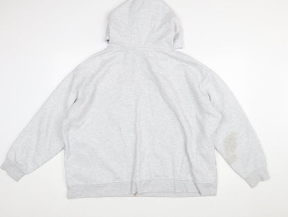 Disney Women Grey Mickey Mouse Hooded Sweatshirt 2XL