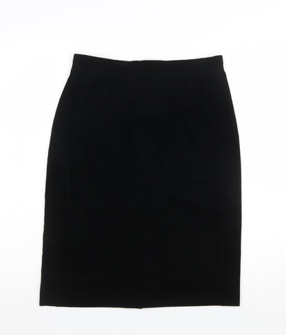 Marks and Spencer Women’s Black Size 14 Pencil Skirt Lined Stretch