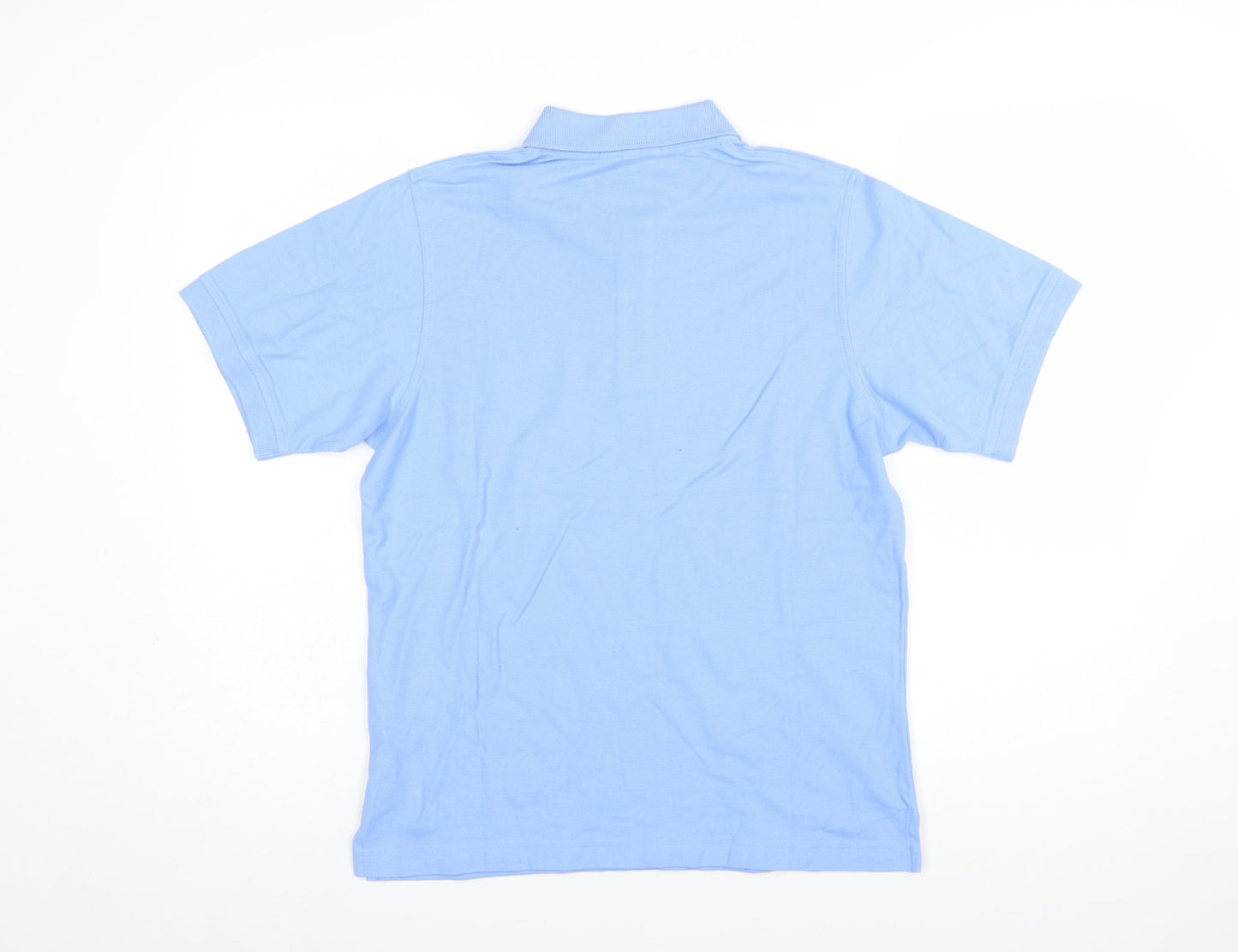 Lyle & Scott Men's Blue Regular Fit Golf Polo Shirt Size M
