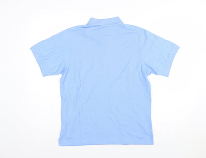 Lyle & Scott Men's Blue Regular Fit Golf Polo Shirt Size M