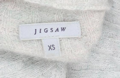 Jigsaw Women’s Grey Alpaca Wool Roll Neck Jumper XS