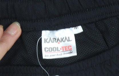 Karakal Men’s Black Athletic Club Shorts M Quick Dry Sportswear