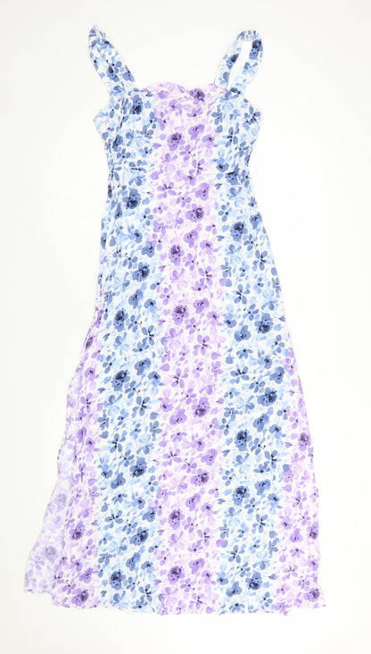 Apricot Women’s Multicoloured Floral Maxi Dress UK 8 Sleeveless