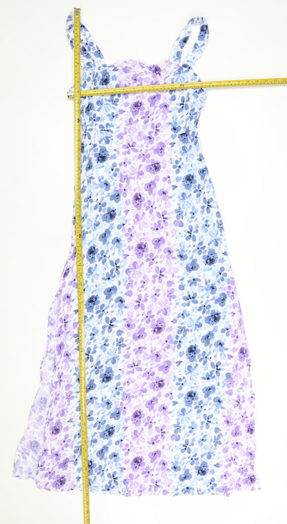 Apricot Women’s Multicoloured Floral Maxi Dress UK 8 Sleeveless