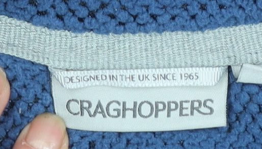 Craghoppers Men's Blue Fleece 1/2 Zip Pullover Sweatshirt M