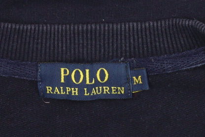 Polo Ralph Lauren Women's Navy Blue Cotton Blend Pullover Sweatshirt M