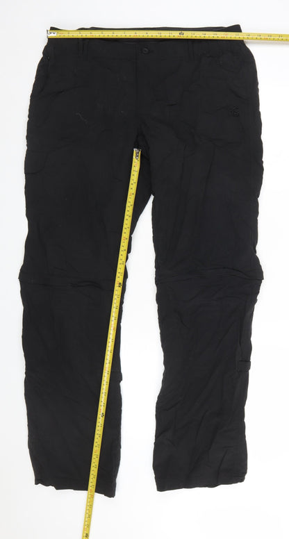 Karrimor Womens Black Size 16 Cargo Travel Trousers