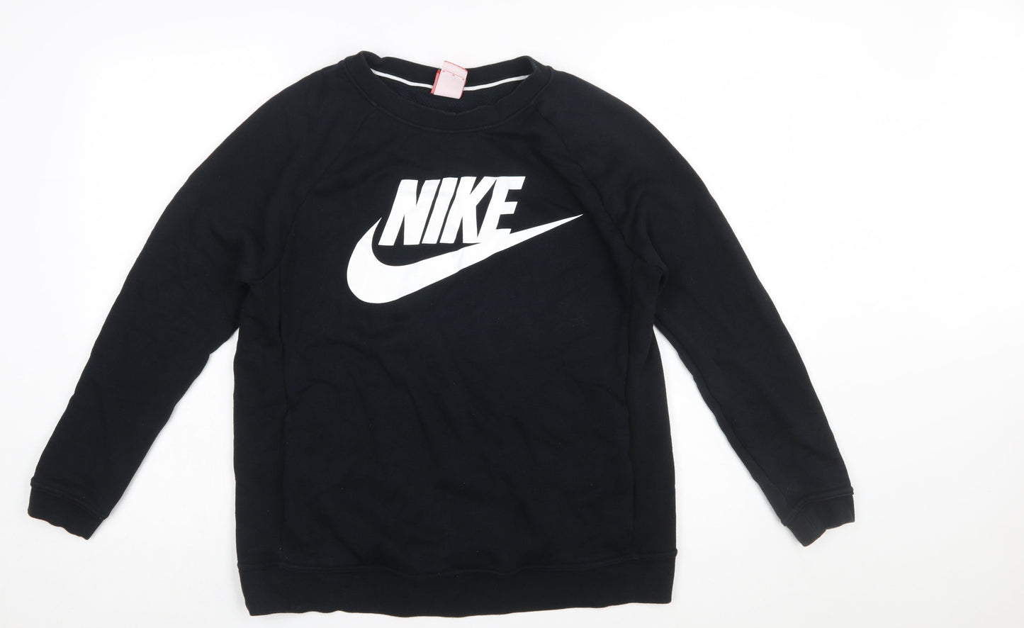 Nike Womens Black Medium Pullover Crew Neck Sweatshirt