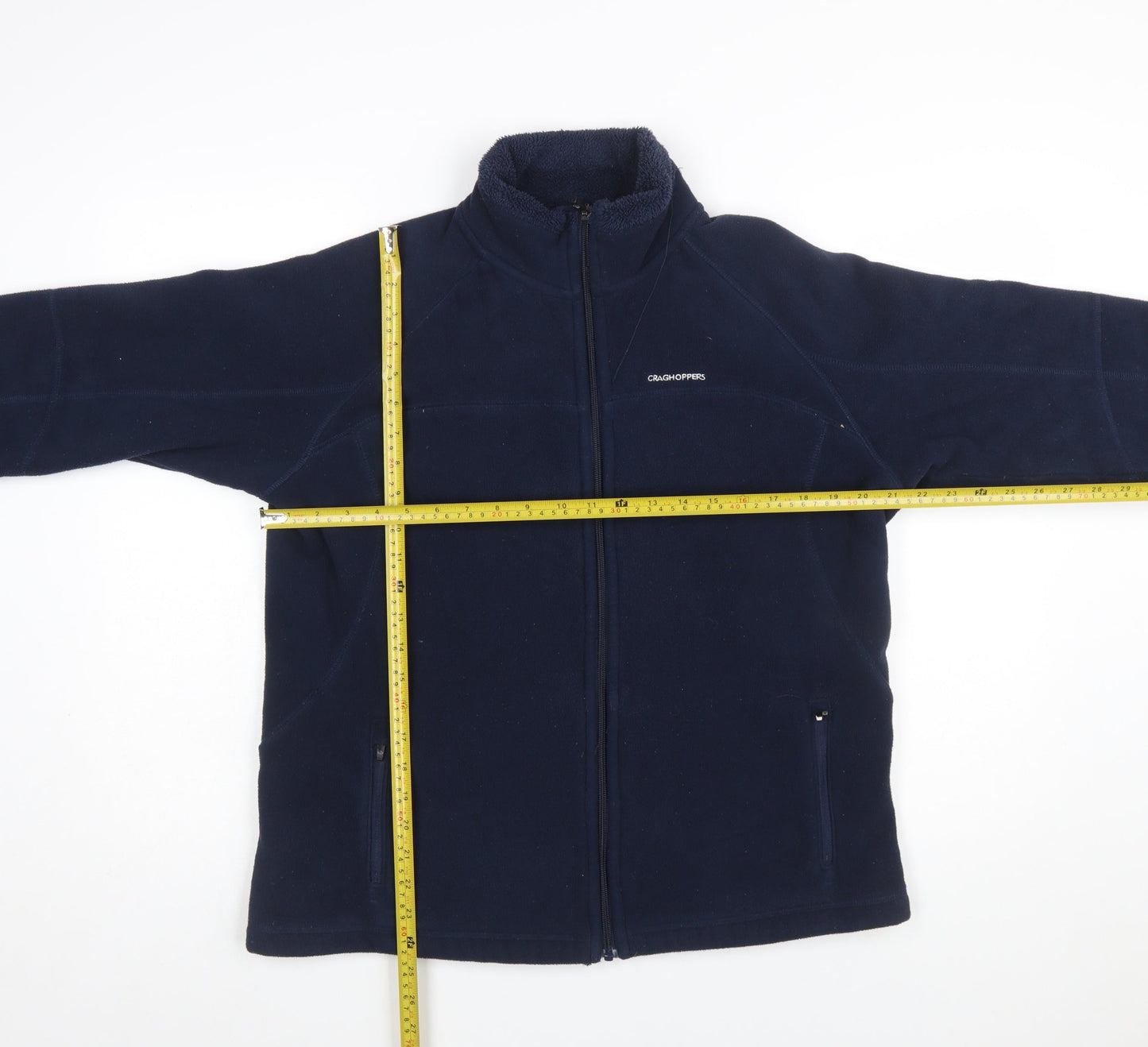 Craghoppers Women's Blue Fleece Full Zip Jacket Size 16