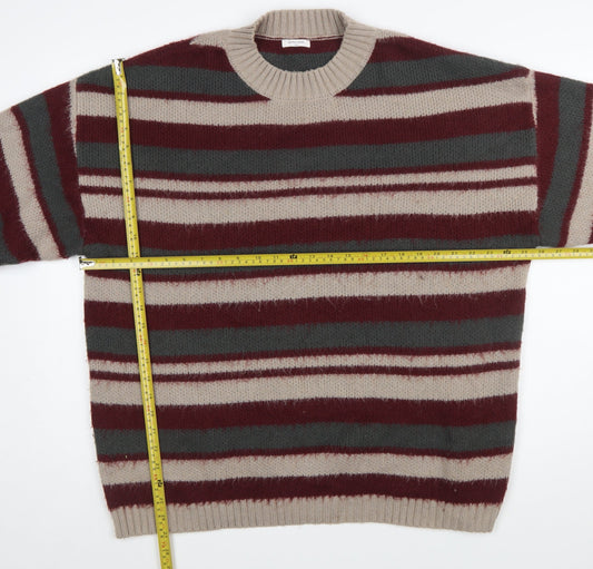 Gloria Jeans Women’s Striped Crew Neck Pullover Jumper S Multicoloured Knit