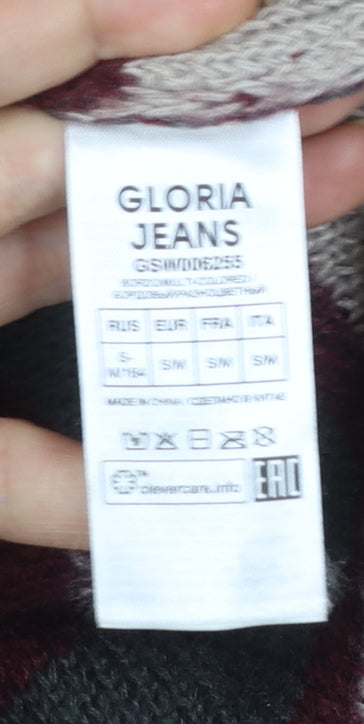 Gloria Jeans Women’s Striped Crew Neck Pullover Jumper S Multicoloured Knit