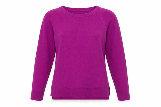 Roman Women Purple Size 10 Acrylic Long Sleeve Pullover Jumper