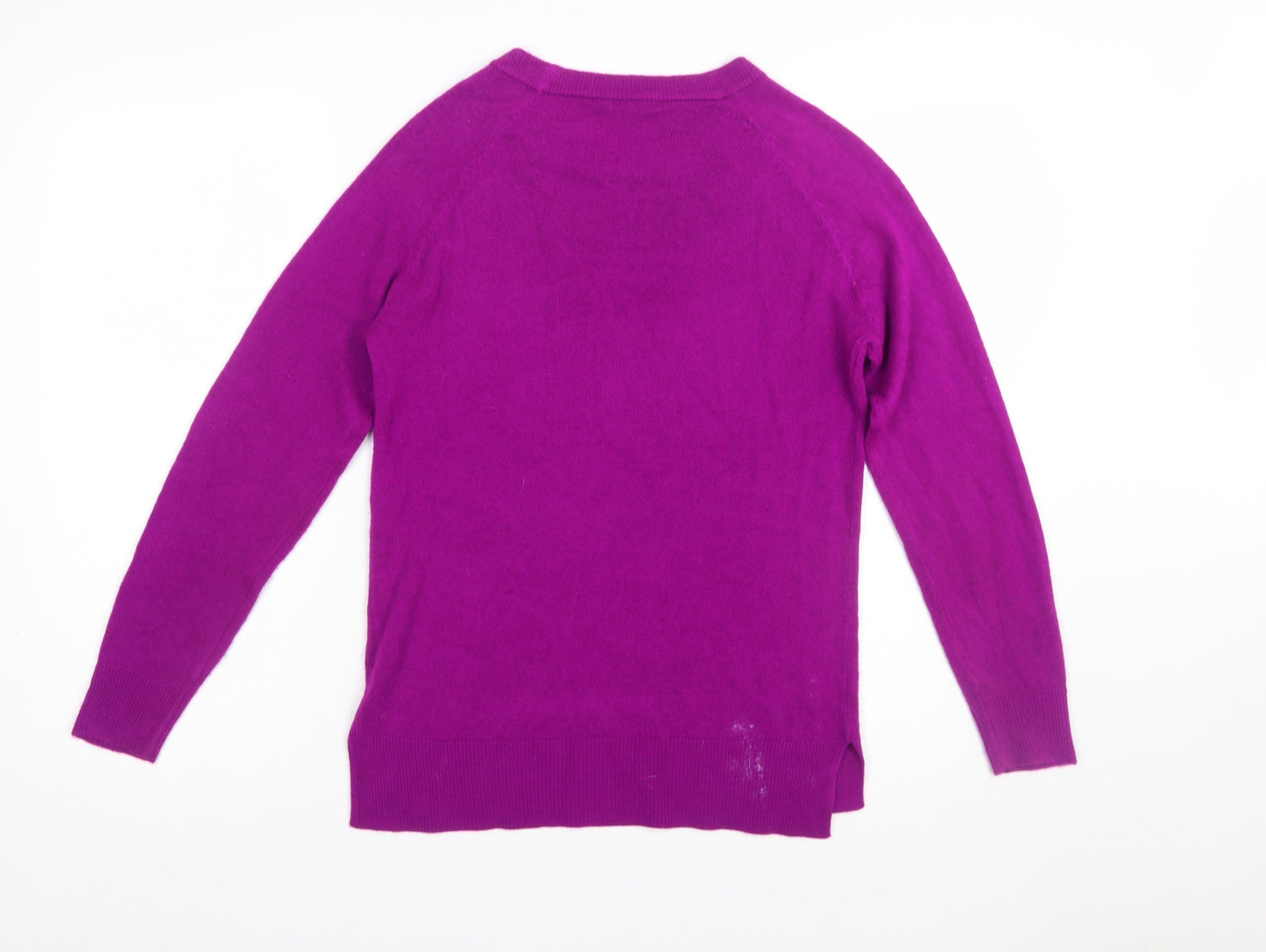 Roman Women Purple Size 10 Acrylic Long Sleeve Pullover Jumper