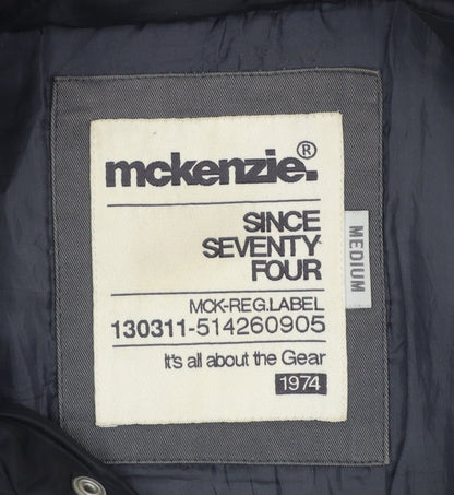 Mckenzie Men’s Black Padded Bodywarmer Waistcoat Medium