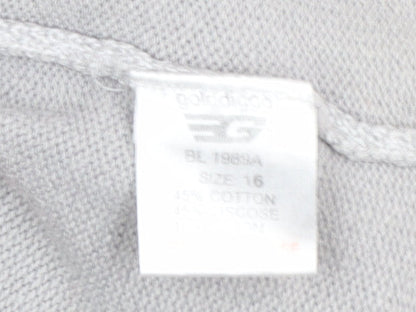 Golddigga Women Grey Knit Pullover Jumper Size 16 Classic Style