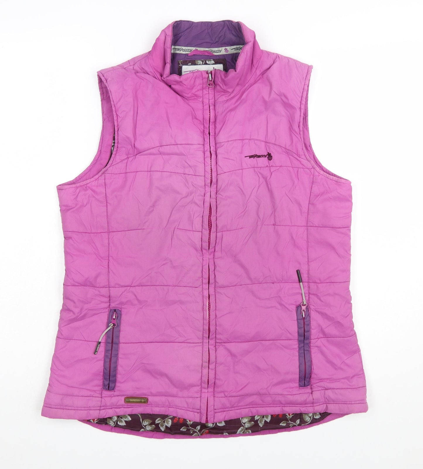 Tayberry Womens Pink Lightweight Bodywarmer Gilet M
