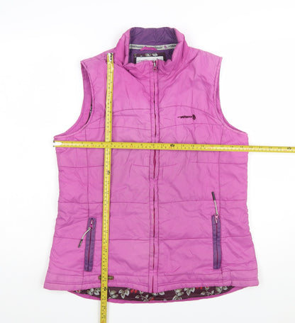 Tayberry Womens Pink Lightweight Bodywarmer Gilet M