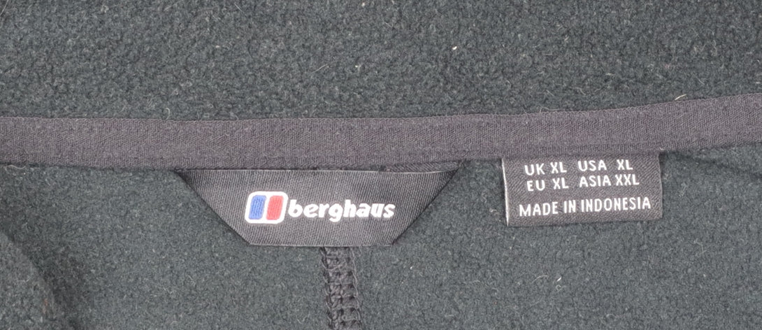 Berghaus Men's Black XL Fleece Full Zip Outdoor Jacket