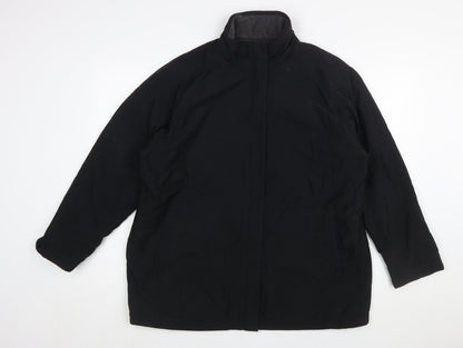 Marks and Spencer Women's Black Size 16 Parka Jacket