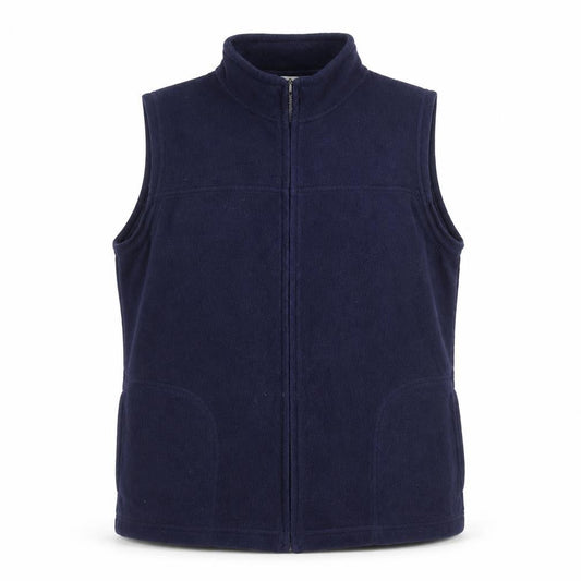EWM Women Blue Fleece Zip Waistcoat Bodywarmer Size 18