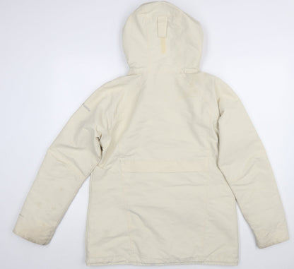 Columbia Women’s Beige Waterproof Hooded Parka Jacket M