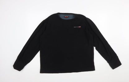 Rockport XCS Men's Black Fleece Pullover Sweatshirt M Regular Fit