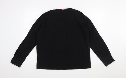 Rockport XCS Men's Black Fleece Pullover Sweatshirt M Regular Fit