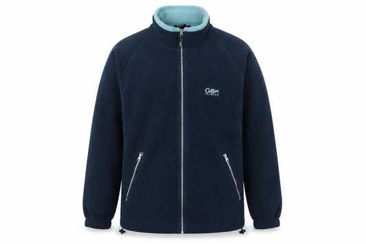 Cotton Traders Men’s Blue Fleece Full Zip Jacket Size M