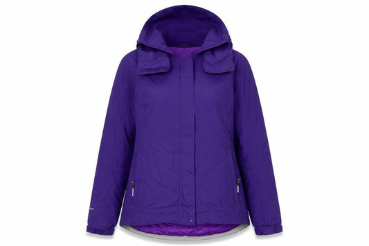 Karrimor Women’s Purple Waterproof Hooded Rain Jacket Size 12