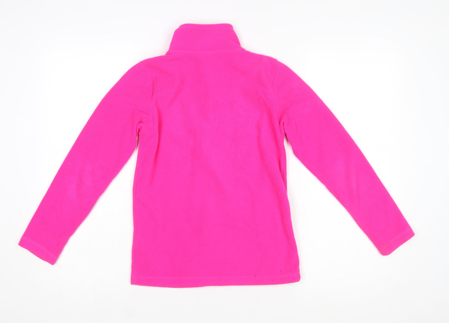 Gelert Girls Pink Fleece Full Zip Jacket 9-10 Years Lightweight Outdoor