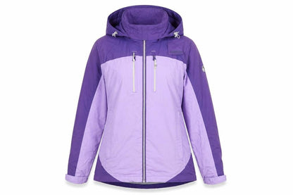 Regatta Womens Purple Waterproof Hooded Rain Jacket UK 12