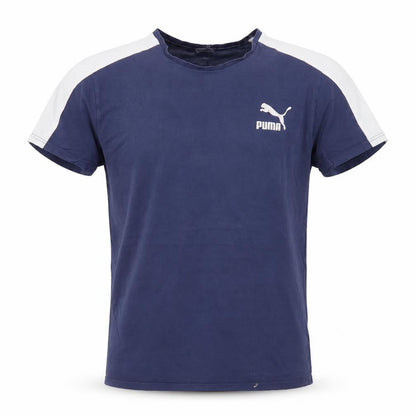Puma Men's Blue 2XL Sports Crew Neck Short Sleeve T-Shirt