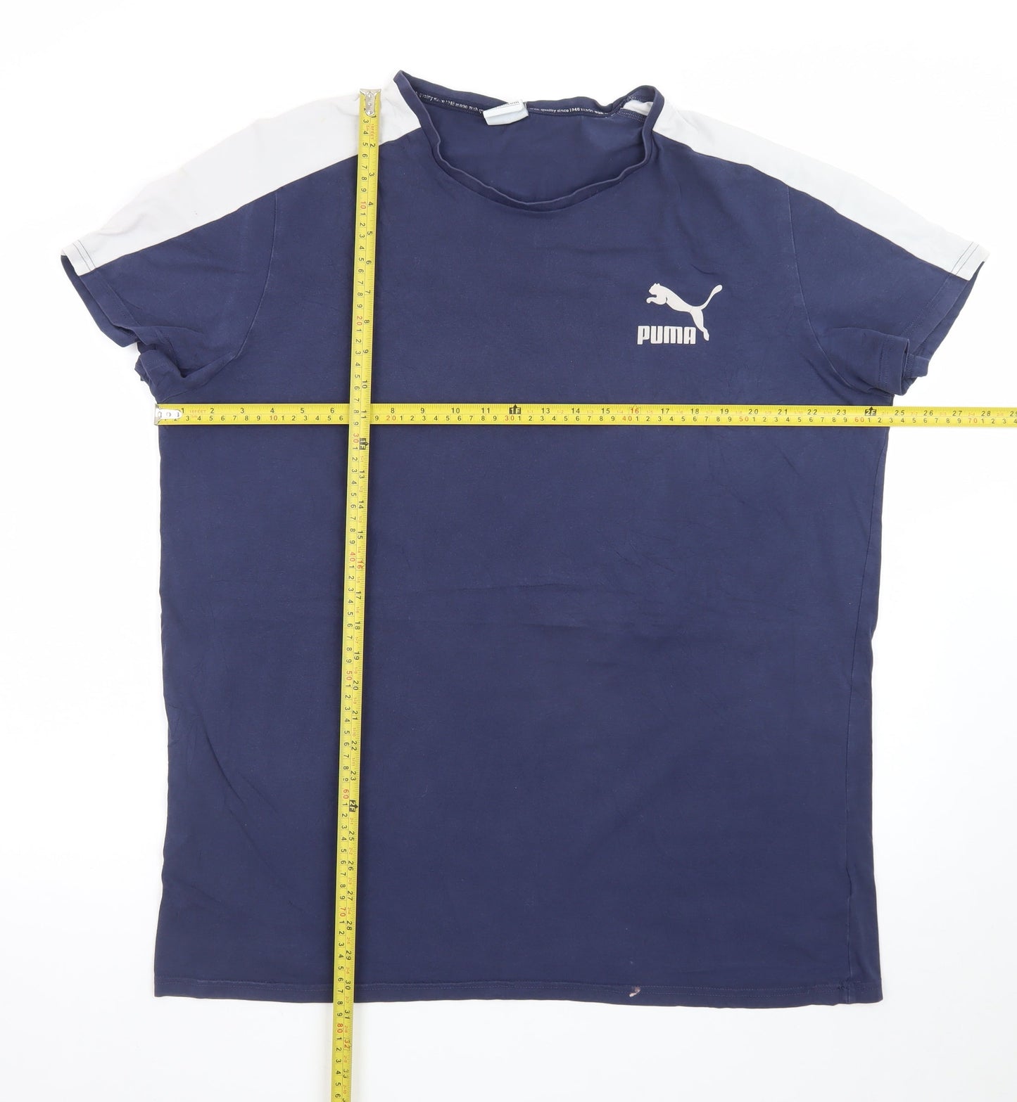 Puma Men's Blue 2XL Sports Crew Neck Short Sleeve T-Shirt
