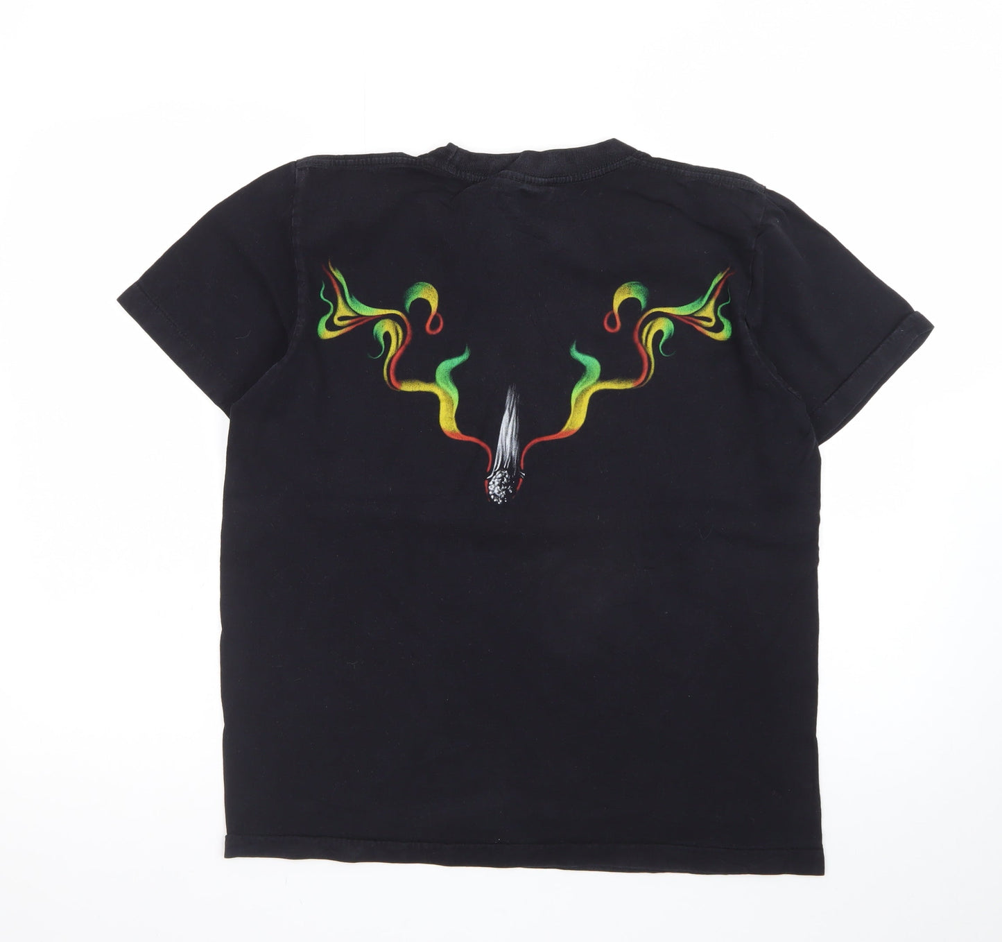 The Roxx Men's Black Medium Vintage Music Graphic T-Shirt