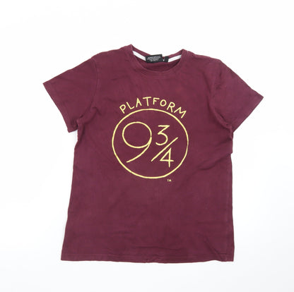 Harry Potter Boys Red Platform 9¾ Graphic T-Shirt 11-12 Years